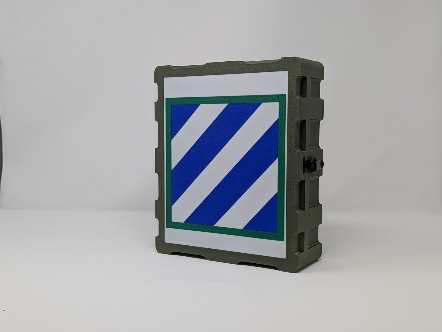 3rd Infantry Division (34d ID) led lightbox, personalized Army military gift perfect for military retirement angle